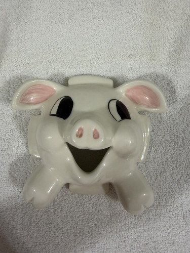 Vintage ceramic pig wall - ceramic,