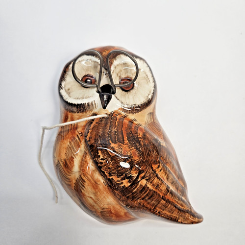Vintage hanging owl - owl, string