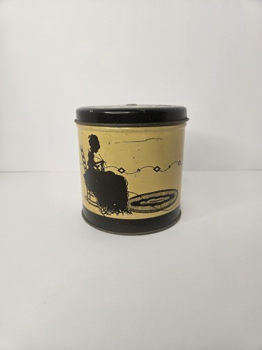 Vintage sewing tin yarn string - vintage,